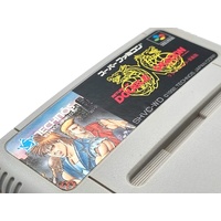 Super Famicom Return of Double Dragon Japanese Import Game Cartridge
