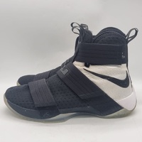 Nike LeBron Soldier 10 Black White 844378-001 Mens Shoes Size 12 US