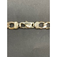 Mens 9ct Yellow Gold Curb Link Necklace