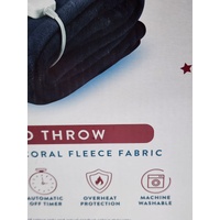 Tontine Sweet Dreams Heated Throw 160x120cm 9 Heat Settings Soft Fleece