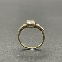 Ladies 9ct Yellow Gold Cubic Zirconia Ring
