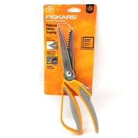 Fiskars Easy Action Pinking Shears Stainless Steel Zigzag Scissors