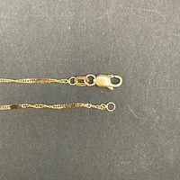 Ladies 9ct Yellow Gold Snake Twist Link Anklet
