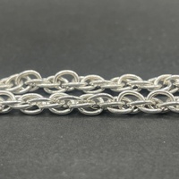 Ladies 925 Sterling Silver Byzantine Link Bracelet