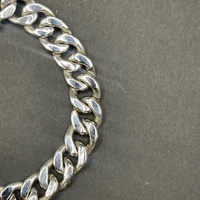Mens 925 Sterling Silver Curb Link Bracelet