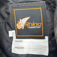 Rhino Leather Brando 6 Mens 4XL Distressed Riding Jacket Genuine Leather