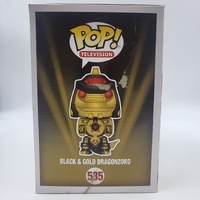 Mighty Morphin Power Rangers Black Gold Dragonzord Funko Pop 535 2017 Exclusive