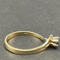 Ladies 9ct Yellow Gold Blue Sapphire Gemstone Ring Set