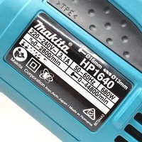 Makita HP1640 Corded Hammer Drill 680W 16mm with Handle and Drill Bits
