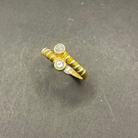 Ladies 18ct Yellow Gold Diamond Ring