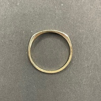 Mens 18ct Two Tone Gold Diamond Band Ring