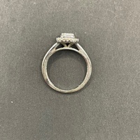 Ladies 9ct White Gold Diamond Engagement Ring