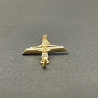 Unisex 9ct Yellow Gold Crucifix Cross Pendant