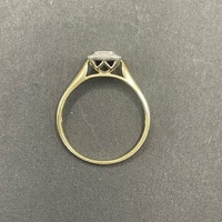 Ladies 9ct Yellow Gold Diamond Cluster Ring