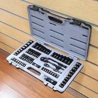 Stanley 69pc Socket Set 1/4in 3/8in Drive Metric SAE Mechanics Tools
