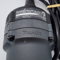 Makita M3700 6.35mm Laminate Trimmer Router with Attachments and Case