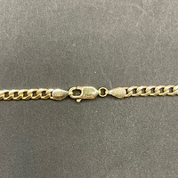 Unisex 9ct Yellow Gold Curb Link Necklace