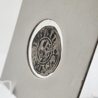 Medieval France Anjou Foulques V Denarius Silver Coin Angers Boudeau 153