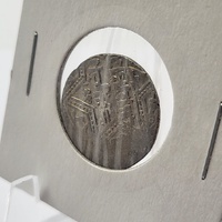 Crusader States Silver Dirham Imitating Ayyubid Al-Zahir Ghazi Acre