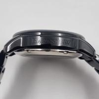 Thomas Earnshaw Longitude Automatic Skeleton Watch Black Mens 5ATM