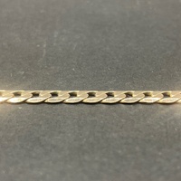 Mens 9ct Yellow Gold Curb Link Bracelet