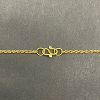 Unisex 18ct Yellow Gold Rope Twist Link Necklace