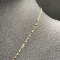 Unisex 9ct Yellow Gold Figaro Link Necklace
