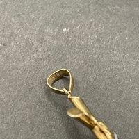 Unisex 9ct Yellow Gold Crucifix Cross Pendant