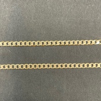 Mens 9ct Yellow Gold Curb Link Necklace
