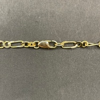Unisex 9ct Yellow Gold Figaro Link Necklace