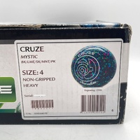 Henselite Cruze Mystic Size 4 Heavy Lawn Bowls Non Gripped with Box