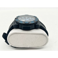Luminox Navy Seal 3050 Series Black Blue Watch 200m Water Resistant Quartz