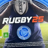 Rugby 25 PlayStation 5 PS5 Video Game Official Rugby Simulation 2025