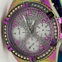 Guess GW0044L1 Lady Frontier Iridescent Crystal Multifunction Watch
