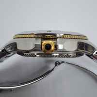 Seiko Coutura Kinetic Perpetual Calendar Two Tone Stainless Steel Mens Watch