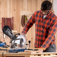 Workzone 8 Inch Mitre Saw 60120 1500W Laser Guide Carbide Blade Dust Bag