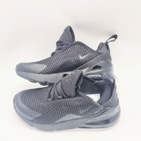 Nike Air Max 270 Triple Black PS Kids Sneakers Size 11C AO2372-006