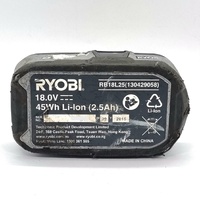Ryobi 18V ONE+ R18R Cordless Bluetooth Worksite Radio with 2.5Ah Battery