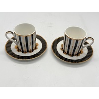 Maxwell & Williams Teas & C's Regency Demi Cup and Saucer Set of 2 100ML