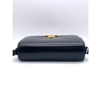 Celine Paris Triomphe Shiny Calfskin Handbag with Certificate of Authenticity