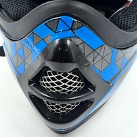 RXT A-717K Racer III Motorcycle Helmet Blue Size M Full Face Safety Gear