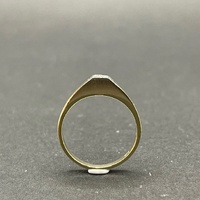Unisex 9ct Yellow Gold Diamond Ring