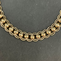 Ladies 9ct Yellow Gold Double Belcher Link Bracelet