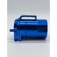 Universal Car Oil Catch Can Tank Aluminum Blue