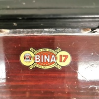 Bina 17 Deluxe 42 Keys Harmonium Wooden 3 1/2 Scale Indian Instrument