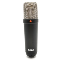 Large View Rode Diaphragm Condenser Microphone with Pop Filter Cradle and Cable