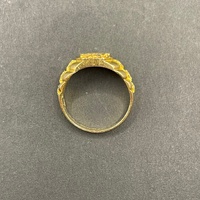 Mens 21ct Yellow Gold Dragon Ring