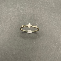 Ladies 10ct Yellow Gold Diamond Ring