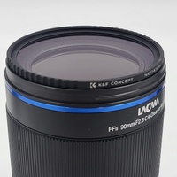 Large View Laowa 90mm f/2.8 CA Dreamer Macro 2X Lens with Hood for Mirrorless