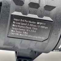 Large View Mechpro MPBPT25 Impact Driver with Head Attachment and 4.0Ah Battery